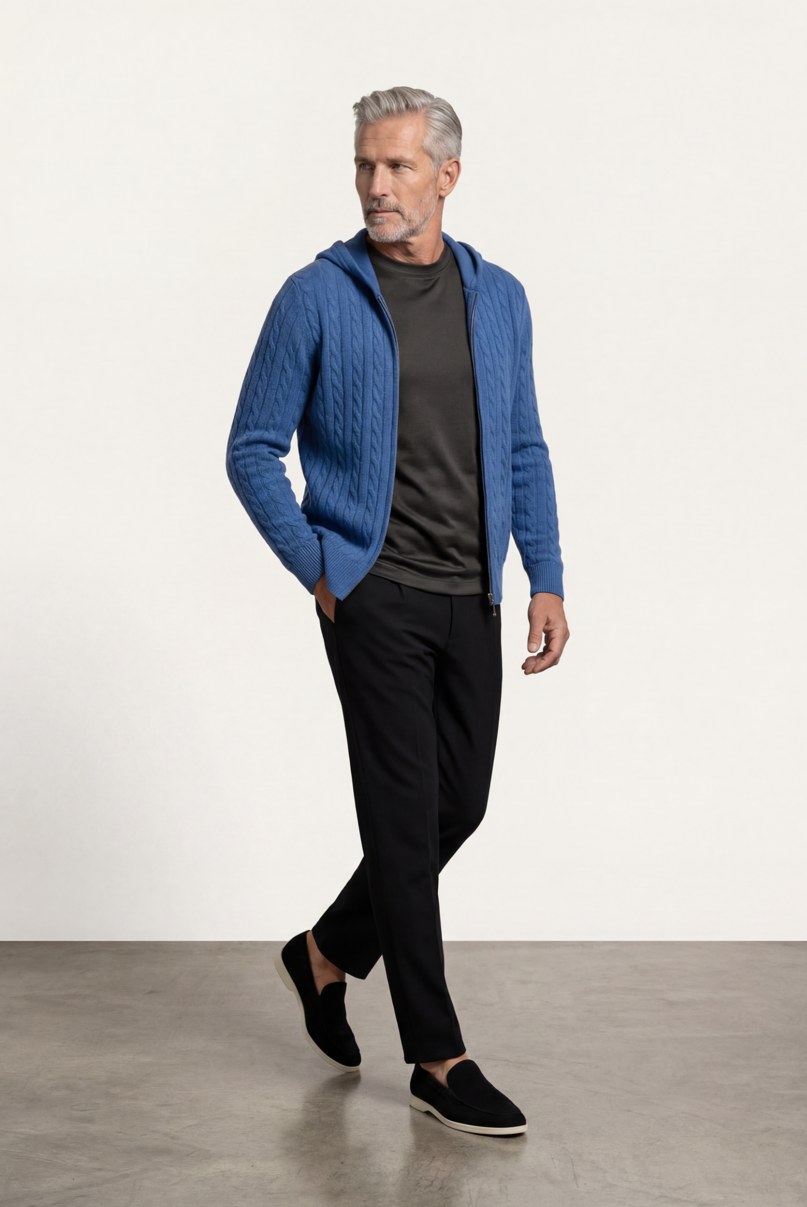Mavi Cashmere Zip Ceket 5