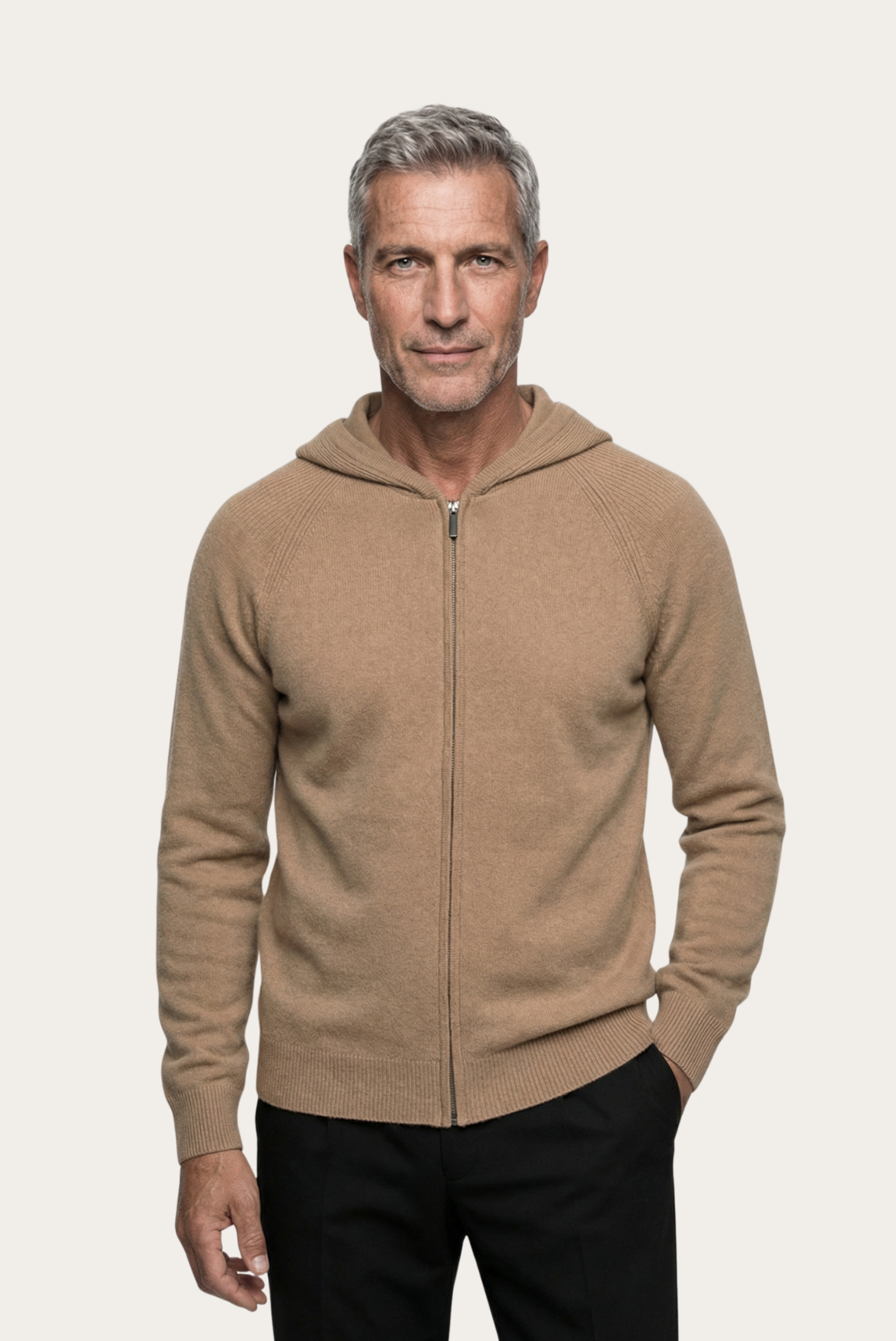 Deve Tüyü Wool Zip Ceket 1