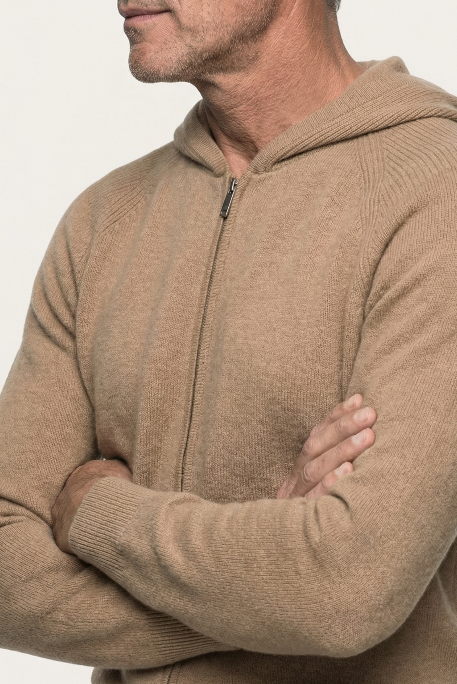 Deve Tüyü Wool Zip Ceket 3