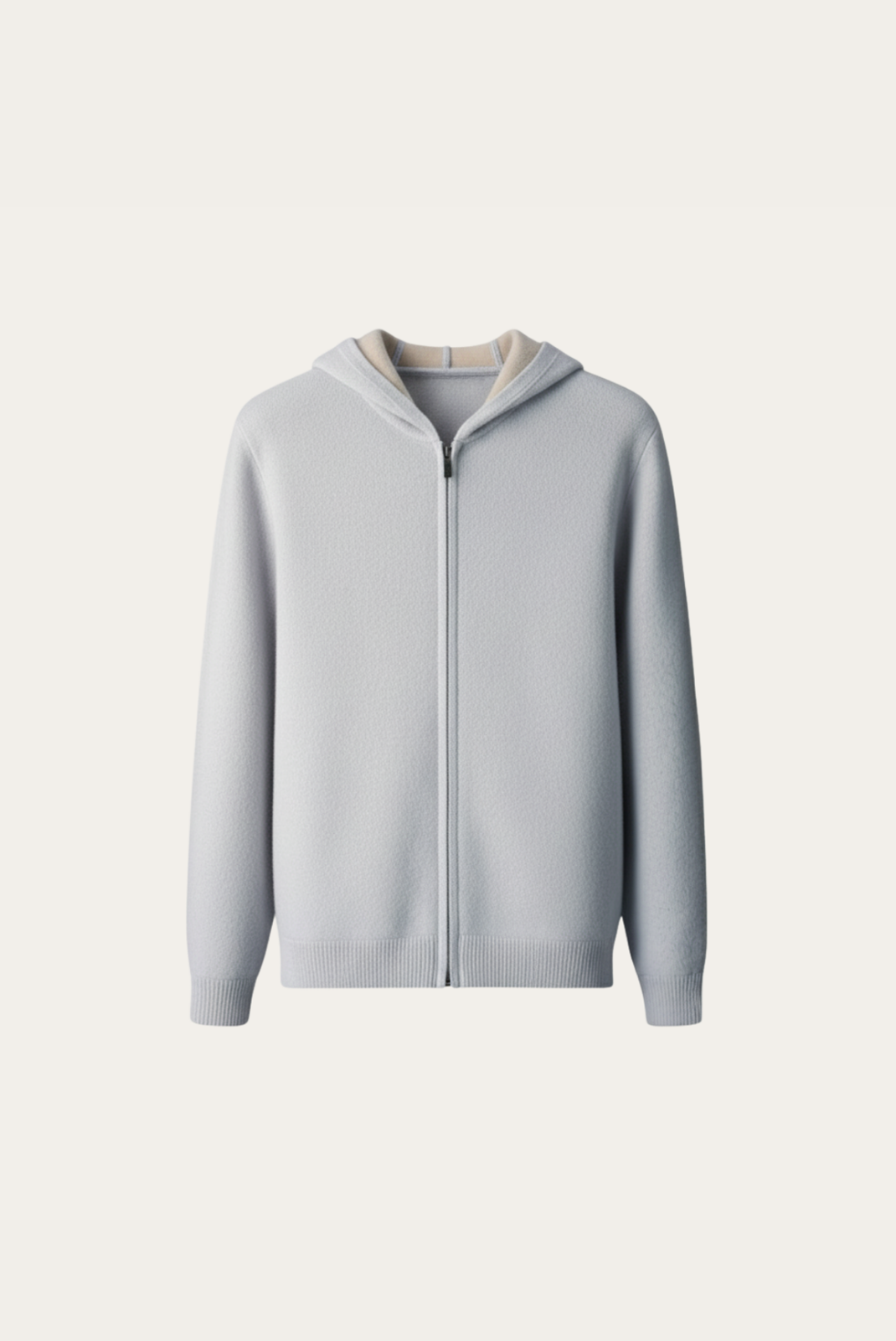 Gümüş Gri Cashmere Drape Hırka 6