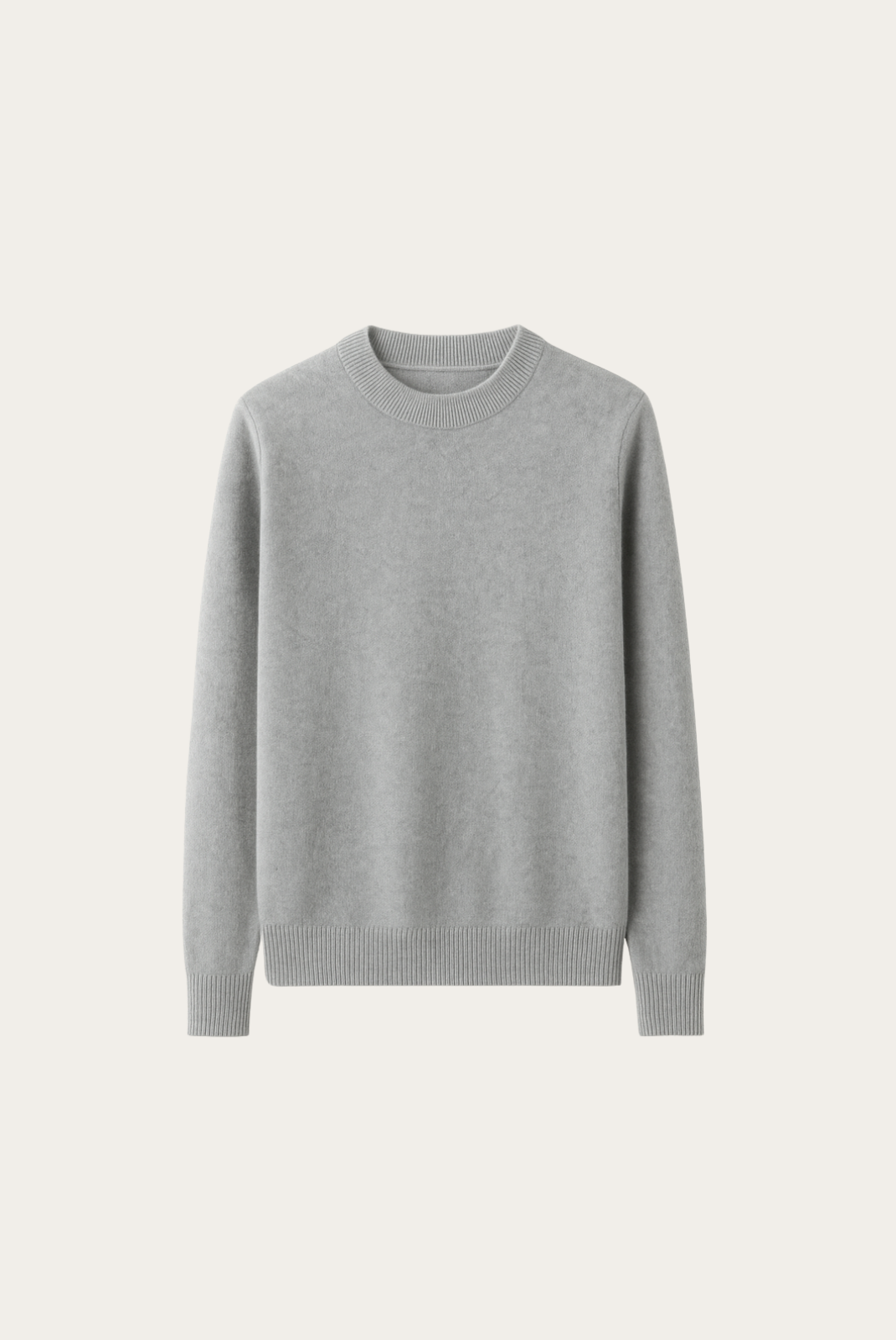 Açık Gri Cashmere Bisiklet Yaka 6