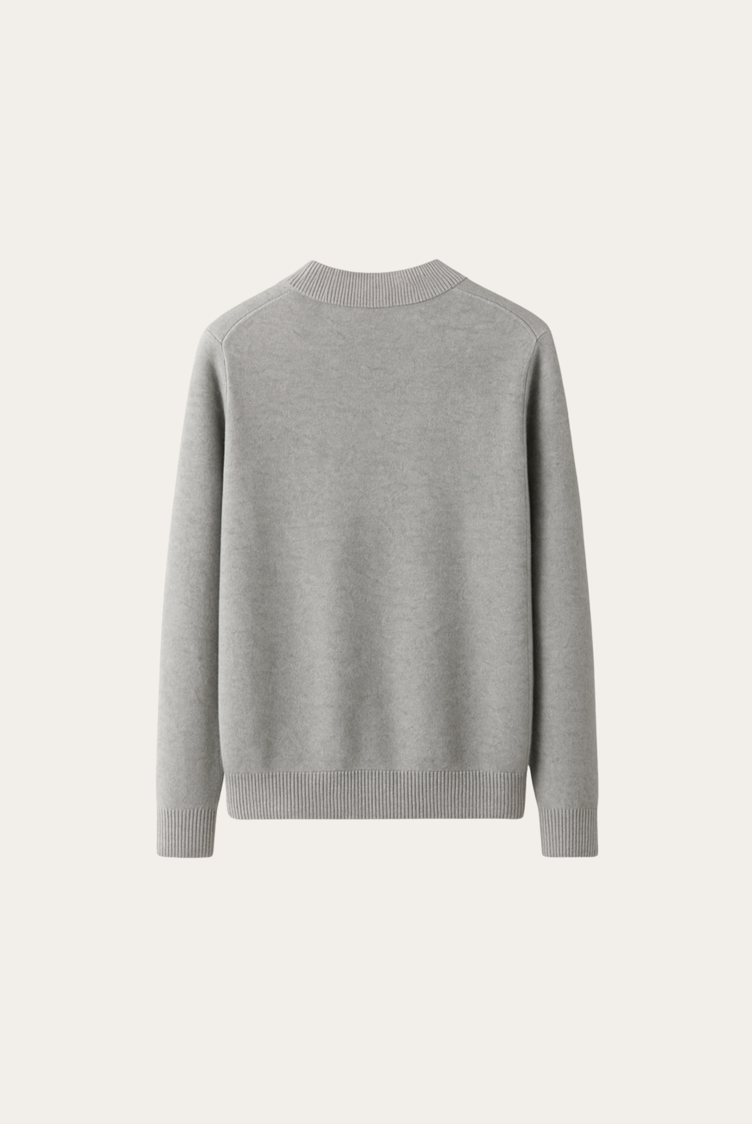 Açık Gri Cashmere Bisiklet Yaka 7