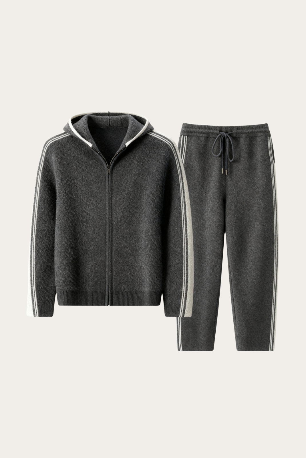 Koyu Gri Merino Wool Eşofman Takımı 6
