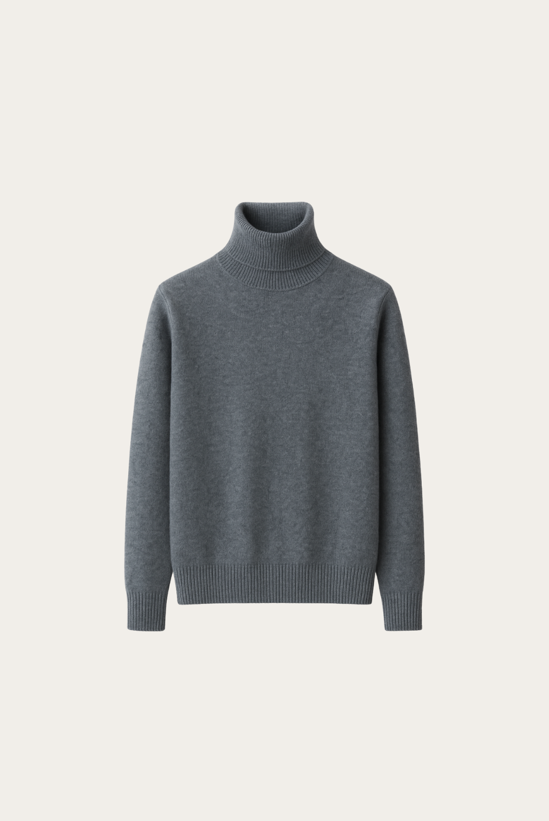 Gri Cashmere Balıkçı Yaka 6