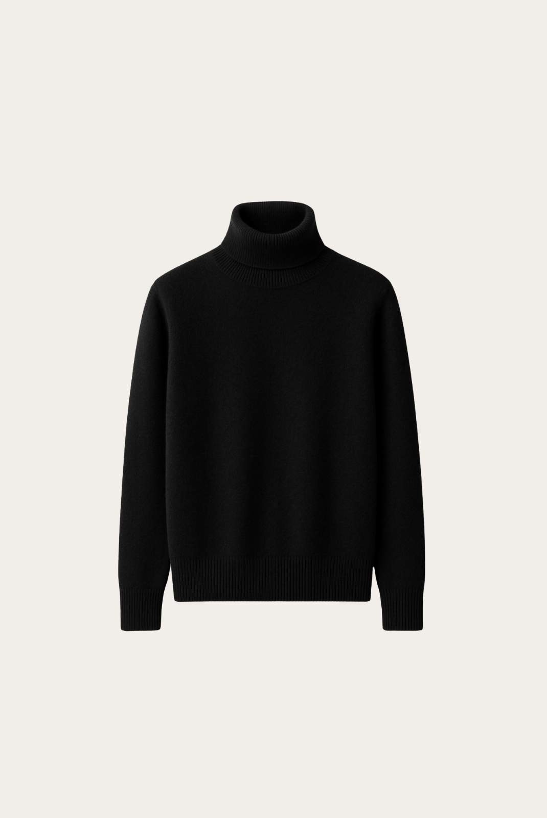 Siyah Cashmere Balıkçı Yaka 6