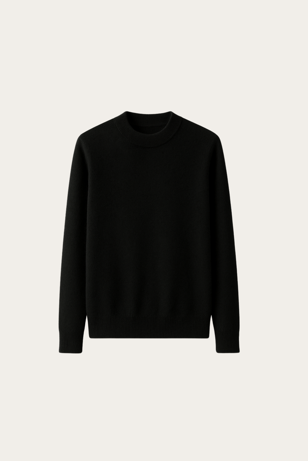 Siyah Cashmere Bisiklet Yaka 6