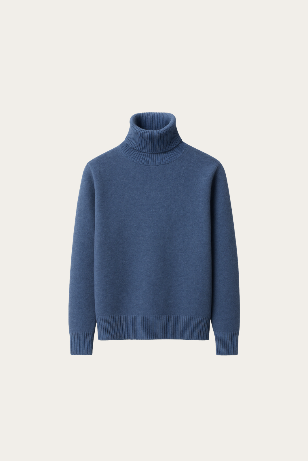 Mavi Cashmere Balıkçı Yaka 6