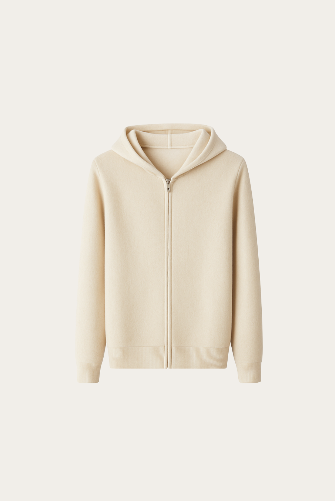 Creme Beyaz Premium Cashmere Yelek 6