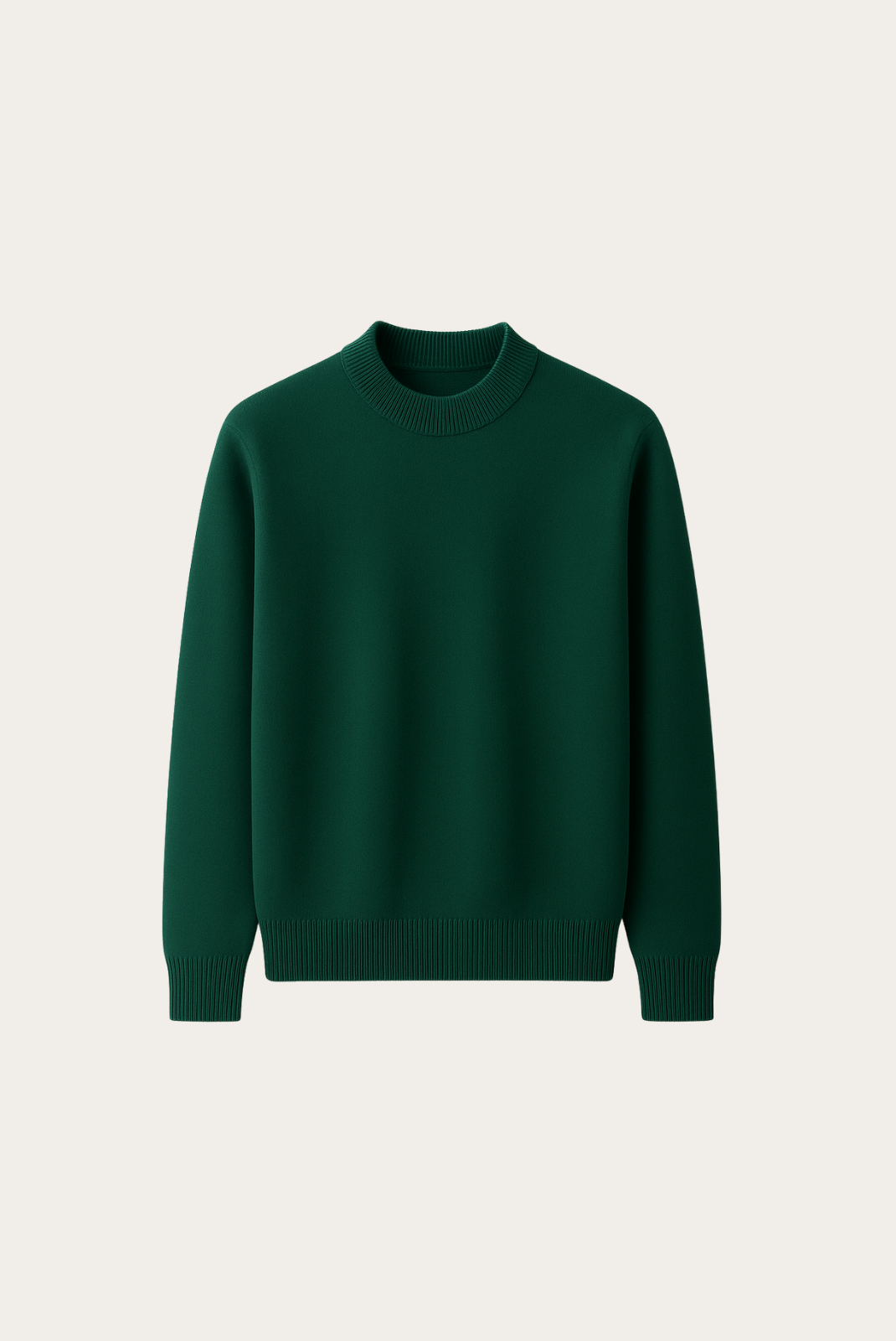 Yeşil Wool Bisiklet Yaka 6