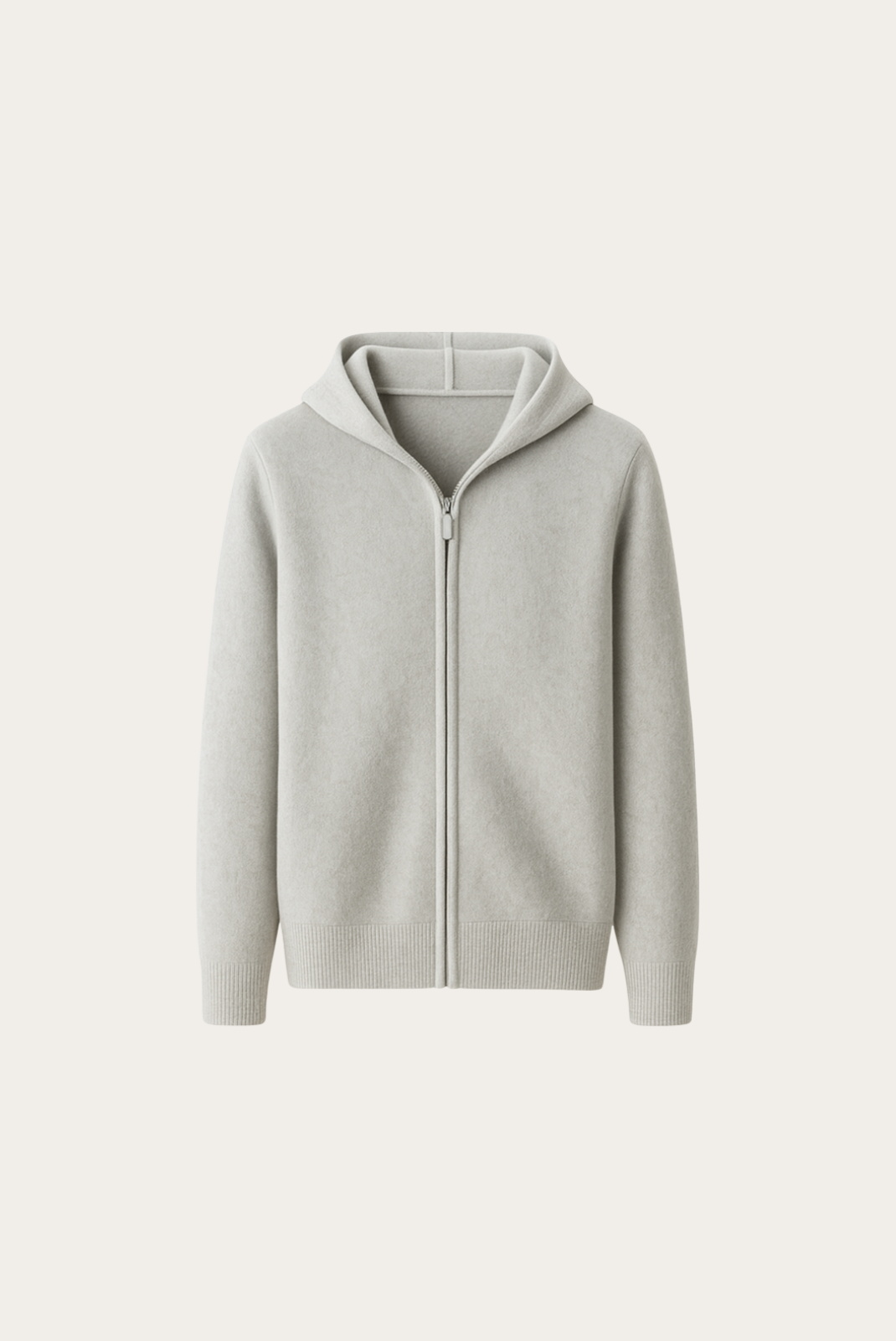 Açık Gri Premium Cashmere Yelek 6
