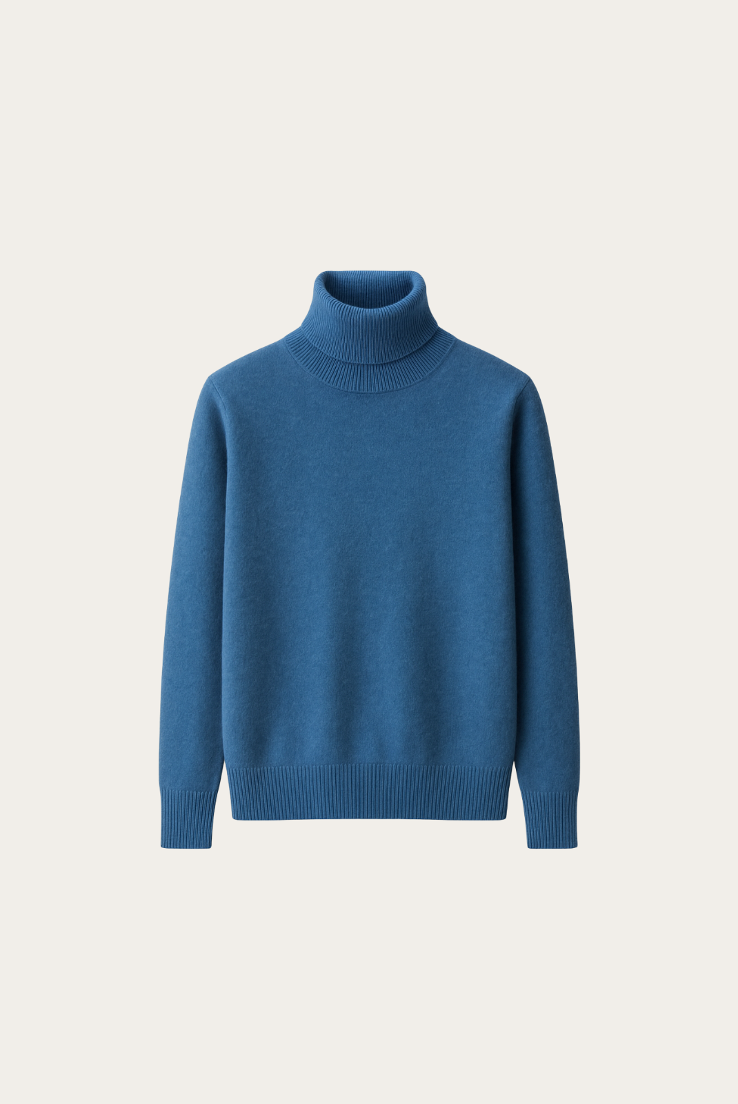 Gök Mavisi Mavi Cashmere Balıkçı Yaka 6
